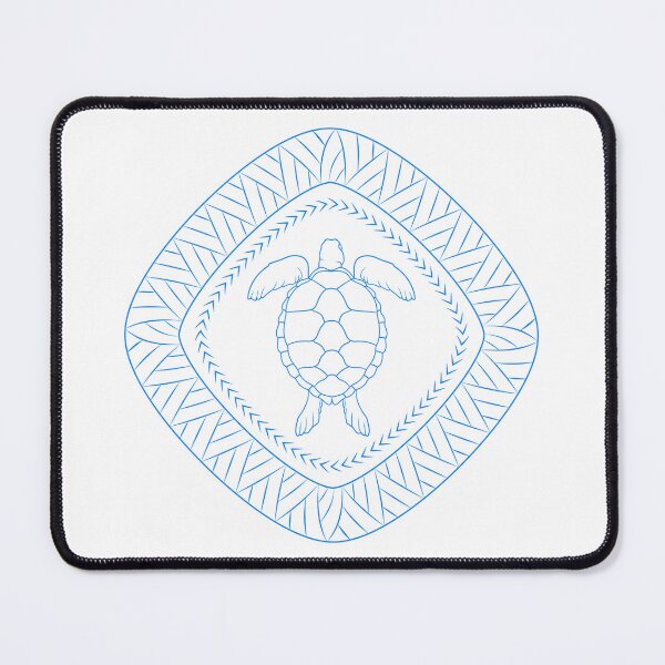 Item preview, Illustration with turtle and polynesian symbols designed and sold by RizikCat.