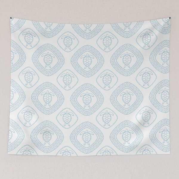 Item preview, Illustration with turtle and polynesian symbols designed and sold by RizikCat.