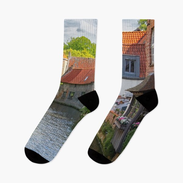Item preview, Picturesque Bruges Canal Houses Bruge City Belgium designed and sold by Martyn R Arnold Fine Art Nature & Landscape Photography.