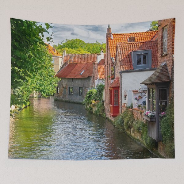 Item preview, Picturesque Bruges Canal Houses Bruge City Belgium designed and sold by Martyn R Arnold Fine Art Nature & Landscape Photography.