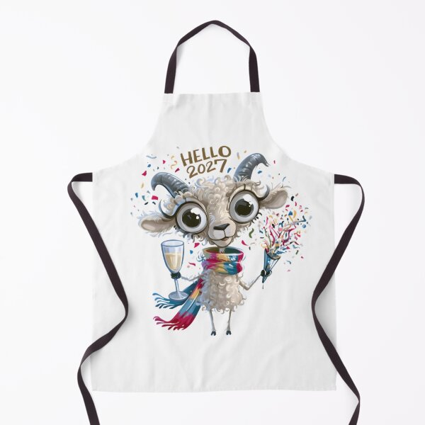Item preview, Hello 2027 Goat designed and sold by Retro Whimsy.