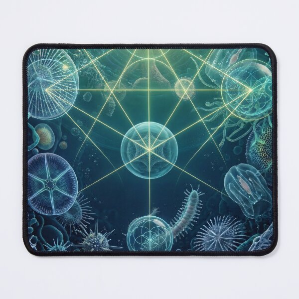 Item preview, Sacred Geometry Aquatic Micro Beings World designed and sold by monkeybusiness.pt.