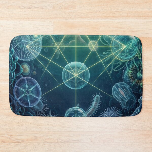 Item preview, Sacred Geometry Aquatic Micro Beings World designed and sold by monkeybusiness.pt.