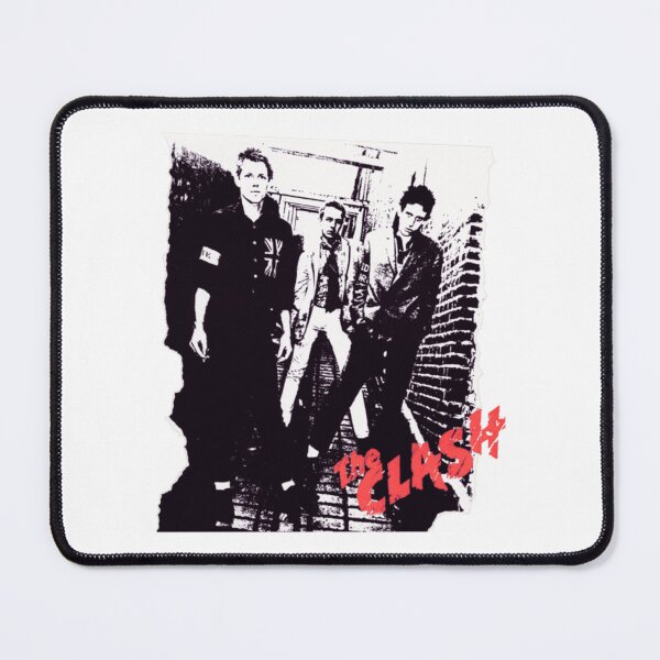 Aperçu de l'œuvre Portrait vintage du groupe punk The Clash créée et vendue par stevenrbailey.