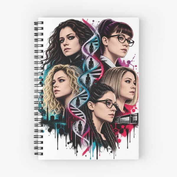 Aperçu de l'œuvre Fan art de science-fiction sur l'ADN du Clone Club d'Orphan Black créée et vendue par DrMerlin.