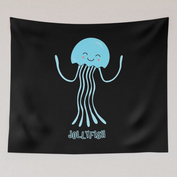 Item preview, Jollyfish - happy jellyfish designed and sold by tentihandmade.