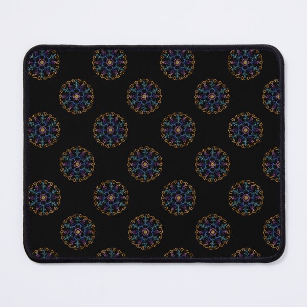 Item preview, Colorful Heart Rosettes on Black designed and sold by Digitalmyth's Designs.