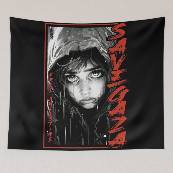 Item preview, Palestinian Child in Tears – Black and White designed and sold by Freedom Maker.