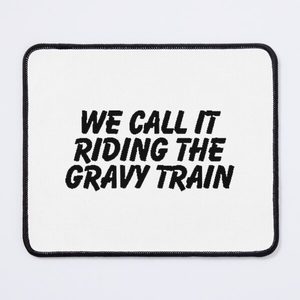 Item preview, Riding the Gravy Train Funny Illustration for Food and Humor Lovers designed and sold by VHArts.