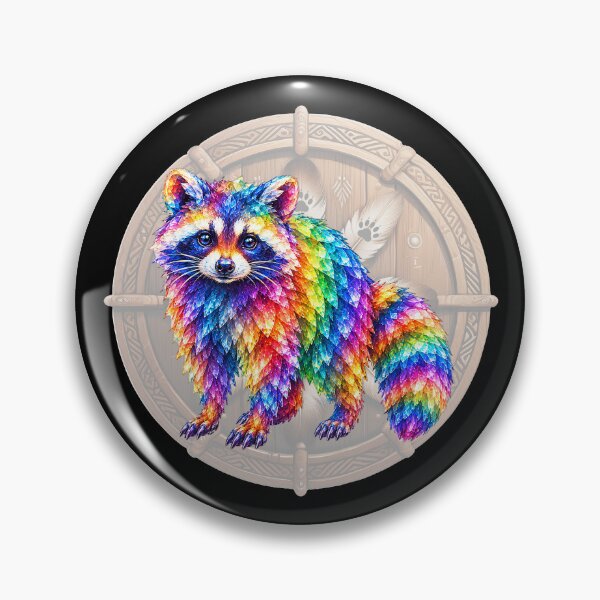 Item preview, Raccoon Crystal Spirit Guide designed and sold by Karen Wood.