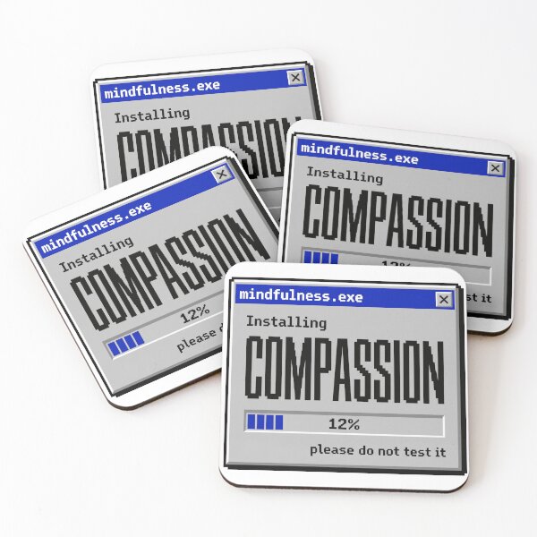 Item preview, Funny Meditation, Sarcastic Mindfulness: Compassion 12% designed and sold by Osmose-Studio.