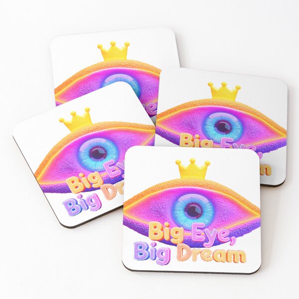 Artikelvorschau, Big Eye Big Dream – 3D-verschwommenes, psychedelisches drittes Auge mit Krone entworfen und verkauft von canvahub.