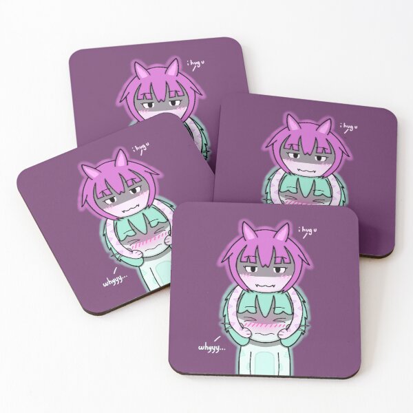 Item preview, Awkward Anime Hug Meme Pink Green Duo designed and sold by Mouradalamdar.