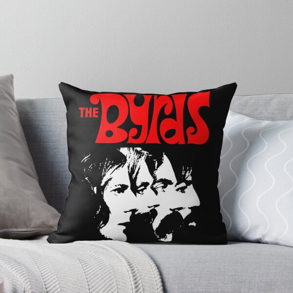 Item preview, The Byrds Retro Red Logo Portrait designed and sold by stevenrbailey.