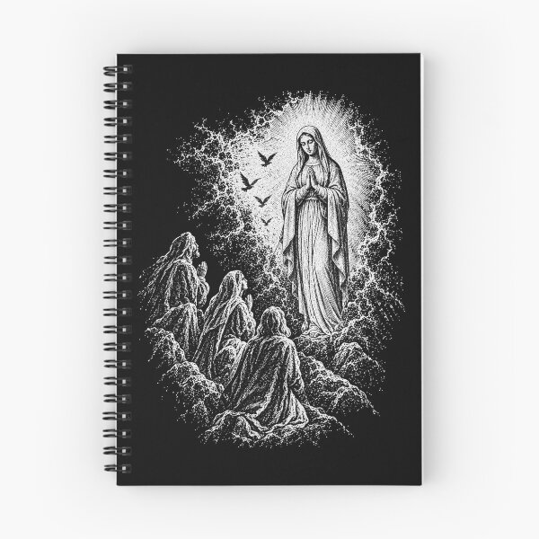 Item preview, Our Lady of Lourdes Vintage Etching designed and sold by SassCity.