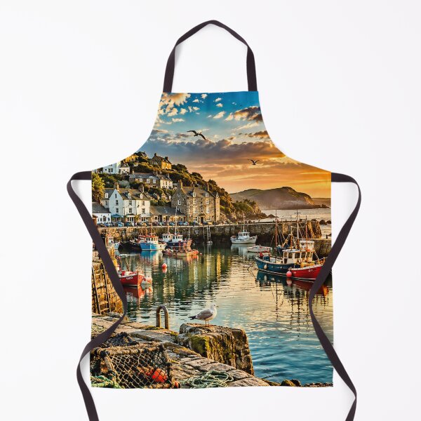 Item preview, Golden Hour at the Fishing Harbour designed and sold by AJEvans.