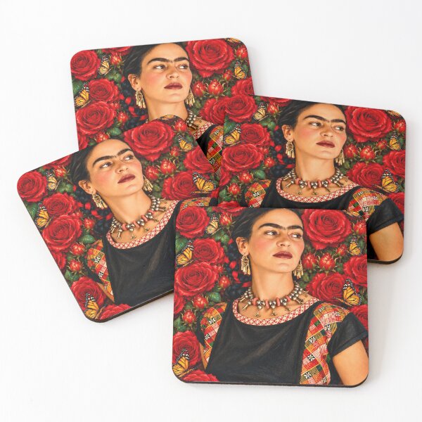 Item preview, Red Rose Colorized Photo Frida designed and sold by reggiemercedes.
