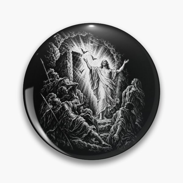 Item preview, Vintage Resurrection of Jesus Engraving designed and sold by SassCity.