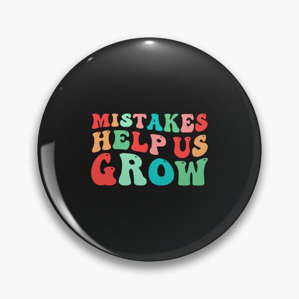 Artikelvorschau, Classroom Quote - Mistakes Help Us Grow entworfen und verkauft von Artful Paws.