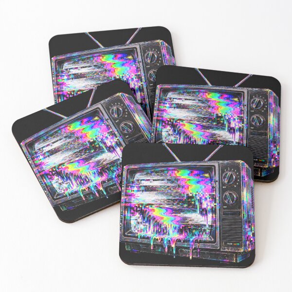 Item preview, Retro TV Cyber Culture - Glitchcore CRT Television Art designed and sold by Elżbieta  Kaps.