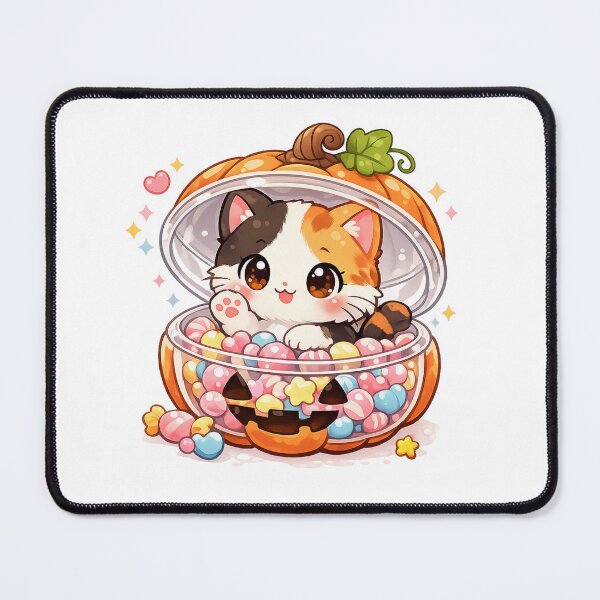 Item preview, Pastel Candy Pumpkin Kitty designed and sold by Sommium .