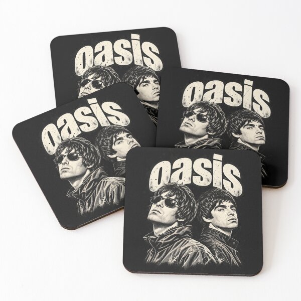 Aperçu de l'œuvre Portrait vintage du groupe Oasis, Liam Noel Gallagher créée et vendue par purrinink.
