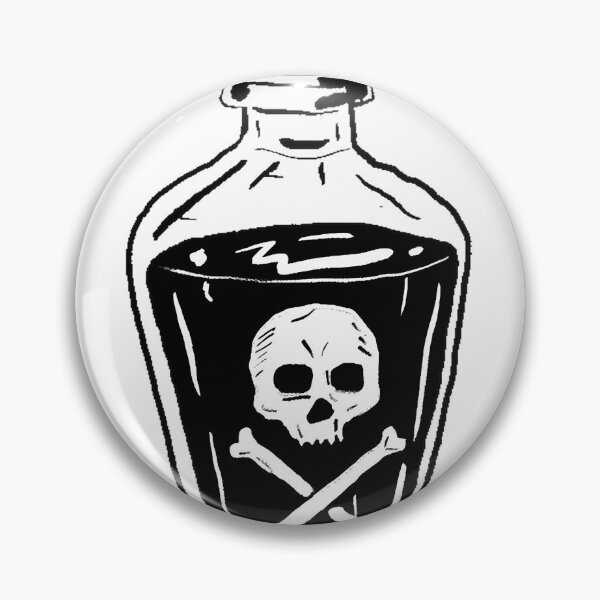 Artikelvorschau, Mystische, hexenhafte Giftflaschenillustration mit Vintage-Alchemie-Flair entworfen und verkauft von shehandilhara.