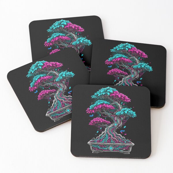 Item preview, Neon Cybernetic Bonsai Circuit Garden designed and sold by FUIRY .