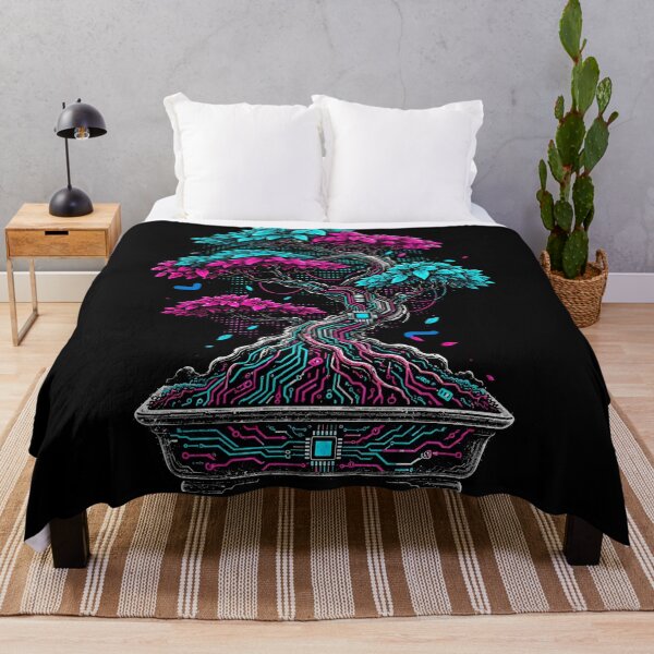 Item preview, Neon Cybernetic Bonsai Circuit Garden designed and sold by FUIRY .