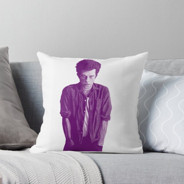 Item preview, Tom Waits in Purple, Magical Realism Portrait White Background, Single and Repeating Pattern designed and sold by Nicolette Olivier.