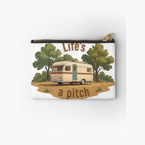Item preview, Life's a Pitch Funny Caravan Camping Design designed and sold by SpringEternal.