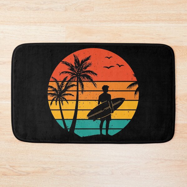 Item preview, Retro Sunset Surfer - Summer Vacation Beach designed and sold by Marshallamoakohene.