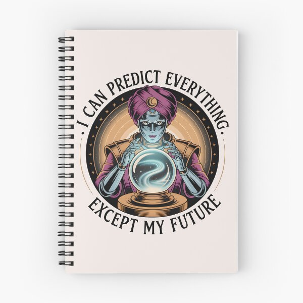 Item preview, I Can Predict Everything Except My Future – Funny AI Prediction Humor designed and sold by Jollys-ArtShop.