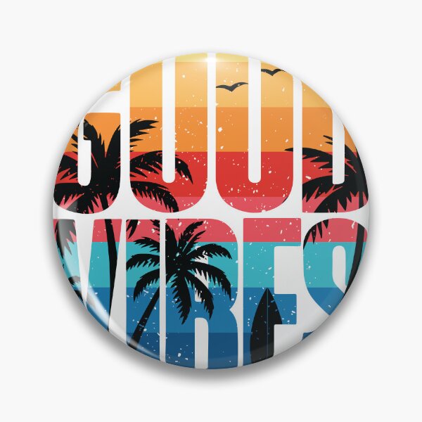 Item preview, Good Vibes - Vintage Distressed Retro Beach designed and sold by Marshallamoakohene.