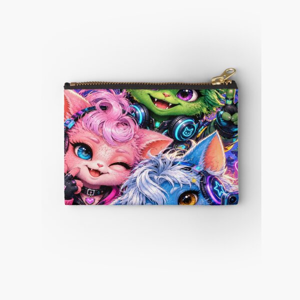 Item preview, Cyberpunk cute cats selfie designed and sold by urbanshop7.