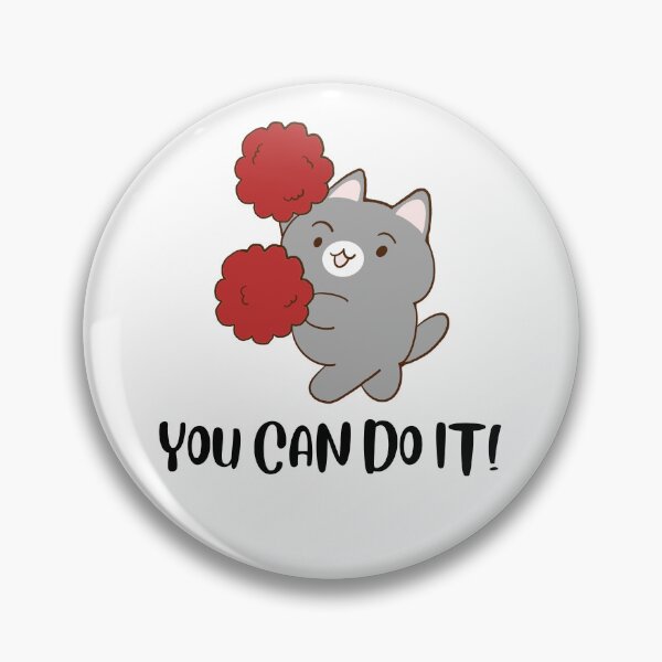 Item preview, You Can Do It Cat Cheerleader designed and sold by CarefulCreation.