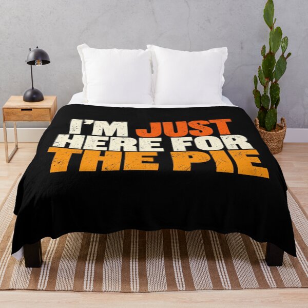 Item preview, I'm Just Here for the Pie — Funny Thanksgiving Food Humor designed and sold by GingaArt.