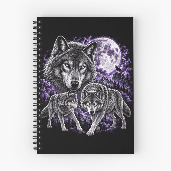 Item preview, Purple Moon Wolf Pack designed and sold by SassCity.