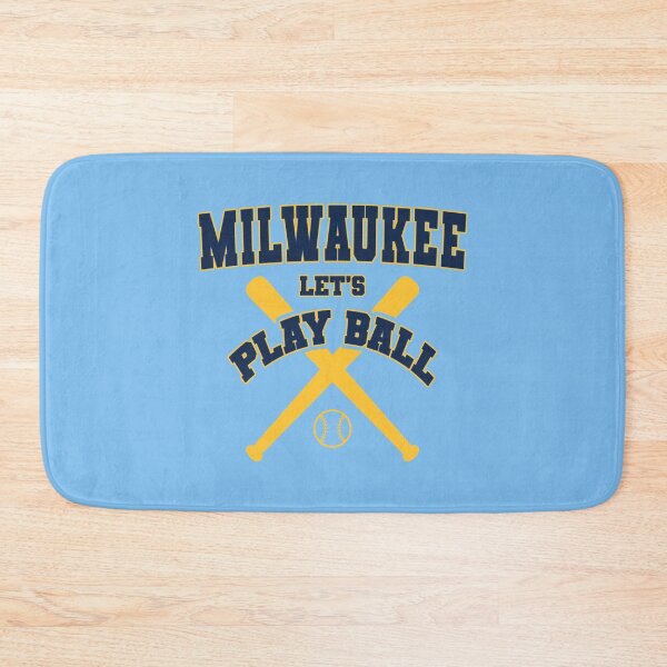 Item preview, Milwaukee Lets Play Ball Crossed Baseball Bats designed and sold by MASMUS27.