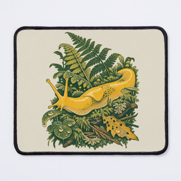 Item preview, Banana Slug Retro Screenprint Forest Nature Art designed and sold by AmiGraph.