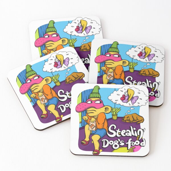 Item preview, Dibujo animado divertido: Robando la comida del perro designed and sold by Urmaximize.