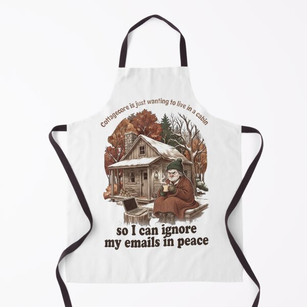 Item preview, Cottagecore is just wanting to live in a cabin so I can ignore my emails in peace. designed and sold by jrzvibe.
