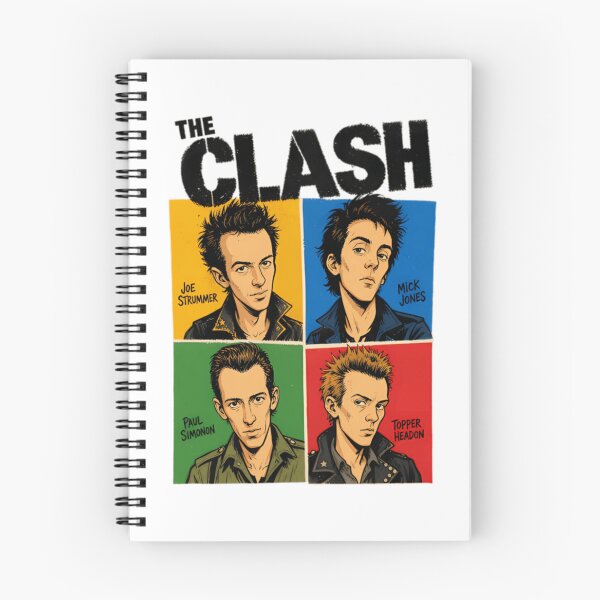 Item preview, The Clash Pop Art Member Portraits designed and sold by stevenrbailey.