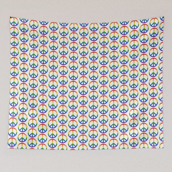 Item preview, Peace Rainbow designed and sold by deafhoops1.