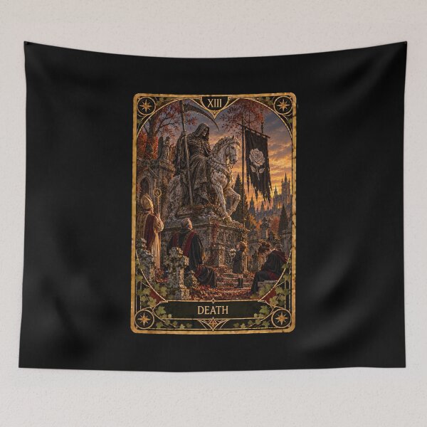 Item preview, Dark Academia Tarot Card Prints: Death designed and sold by PinUpPizzazz.