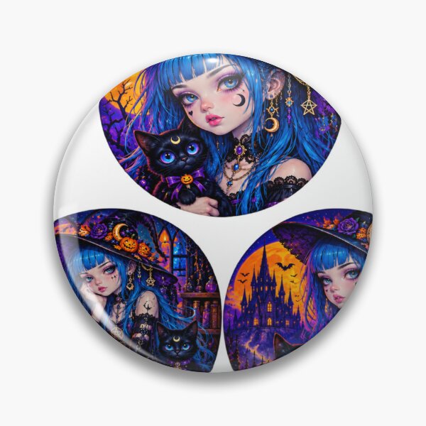 Artikelvorschau, Niedliche Halloween-Hexenkunst entworfen und verkauft von urbanshop7.