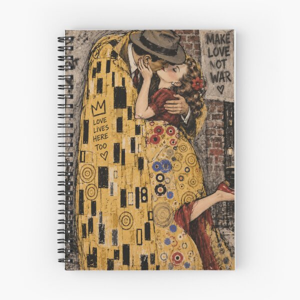 Item preview, 1940's The Kiss Klimt  designed and sold by Blue  Robin.