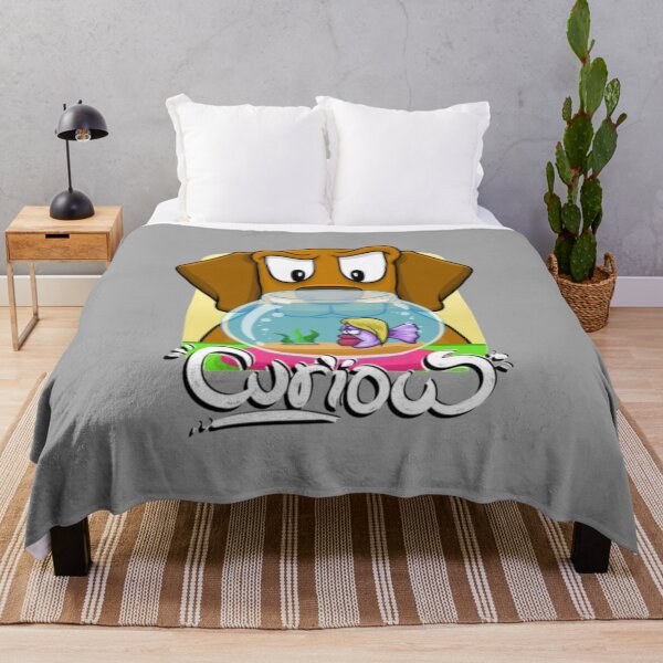 Item preview, Curious Dog Staring at Fishbowl designed and sold by Urmaximize.