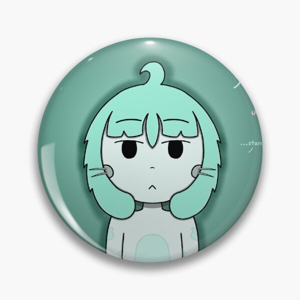 Item preview, Blank Stare Anime Character Mint Green designed and sold by Mouradalamdar.