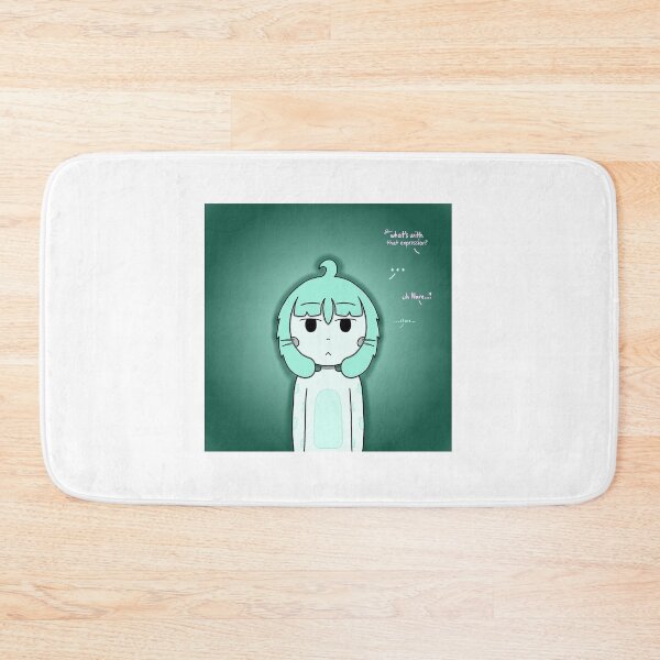 Item preview, Blank Stare Anime Character Mint Green designed and sold by Mouradalamdar.